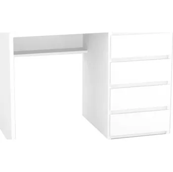 Psací stůl Psací stůl REA Play 2, pravý - bílá