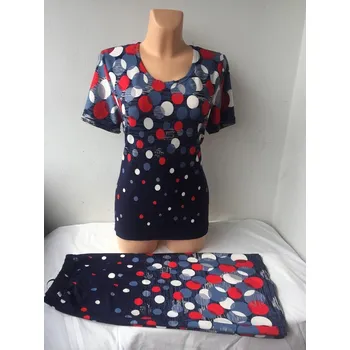 Dámský kostýmek Dámské kostýmy, Barva Modrá, Velikost XXXL 54, Materiál 96% Viskoza 4% Lycra