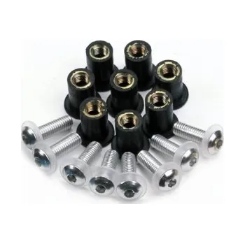 OXFORD Šroubky do plexi - stříbrné