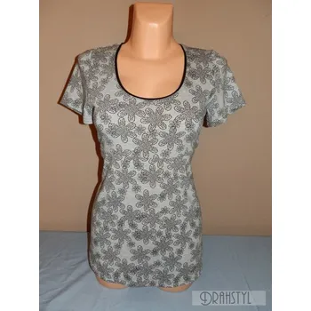 Dámské bavlněné tričko GALI, Barva Šedá, Velikost XL48, Materiál 98% Bavlna 2% Lycra