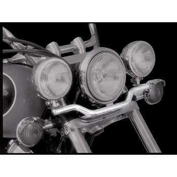 Osvětlení pro motocykl Highway Hawk Držák CLASSIC pro přídavná moto světla pro motocykly SUZUKI C1800R Intruder/Boulevard C109R (1ks) Chrom