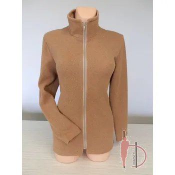 Dámský svetr bundy a kabáty, Barva Béžová, Velikost XL46, Materiál 100% Polyester