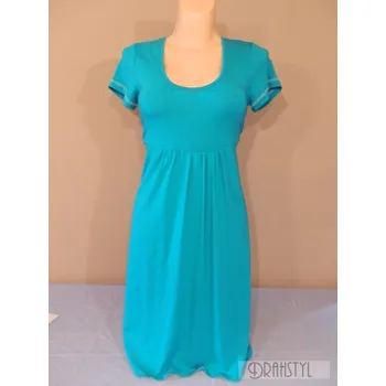 Dámské šaty Jednobarevné viskozové šaty, Barva Černá, Velikost XXXL 54, Materiál 96% Viskoza 4% Lycra