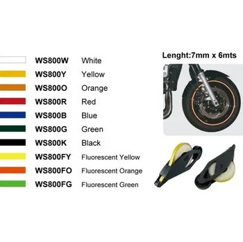 Polep vozidla Keiti Reflexní pásky na ráfky barva: oranžová