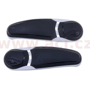 Moto obuv slidery špičky pro boty SMX PLUS verze do roku 2012, ALPINESTARS - Itálie (černé/bílé, pár)