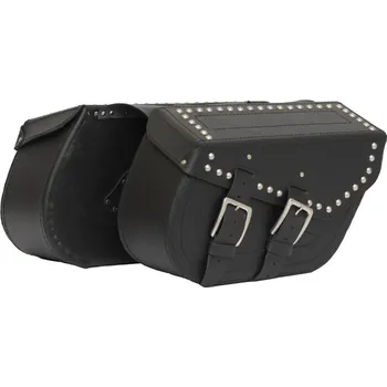 Zavazadlo na motocykl Kožené boční brašny FLAT I. na motorku