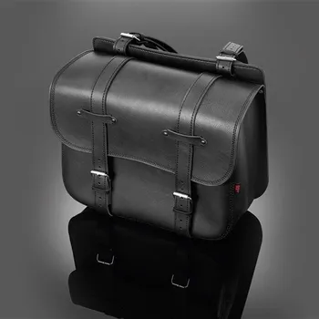 Zavazadlo na motocykl Motocyklová podsedlová brašna Highway Hawk (velká), TEK kůže, černá (1ks)