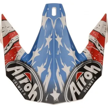 Helma na motorku náhradní kšilt pro přilby TWIST Leader, AIROH - Itálie (bílá/černá/červená)