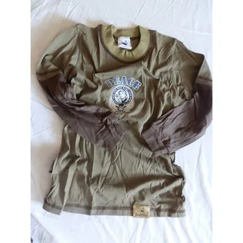 Chlapecké tričko Chlapecké tričko 134,140, velikost 140, Barva Olivově zelená, Rukáv dlouhý rukáv