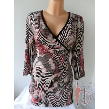 Dámská tunika Halenka,tunika TEKKA, Barva Růžová, Velikost XXL 48, Materiál 96% Viskoza 4% Lycra