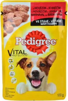 Krmivo pro psa Pedigree Adult kapsička hovězí/jehně 100 g