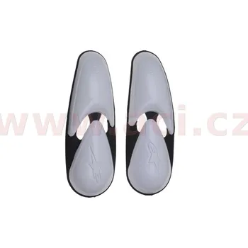 Moto obuv slidery špičky pro boty Supertech/SMX-3/S-MX/GP Tech replica, ALPINESTARS - Itálie (bílé, pár)