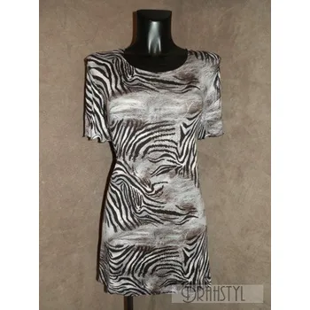 Dámská tunika Halenka MAHE- šedá, Barva Antracitově šedá, Velikost M40 , Materiál 96% Viskoza 4% Lycra