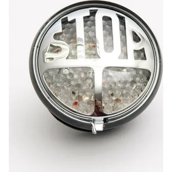 Osvětlení pro motocykl Koncové moto světlo Highway Hawk STOP s LED, osvětlení SPZ, E-mark, černá (1ks)