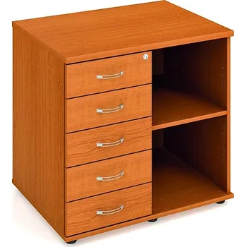 Hobis Přídavná skříň ke stolu SPKZ 80 60 L Barva desky stolu: calvados, Barva korpusu stolu: bílá