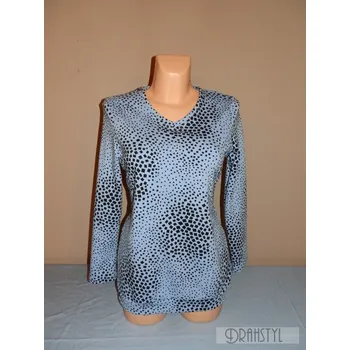 Dámský svetr Mikina dámská RENATA 38,40, Barva Světle modrá, Velikost M40 , Materiál 98% Bavlna 2% Lycra