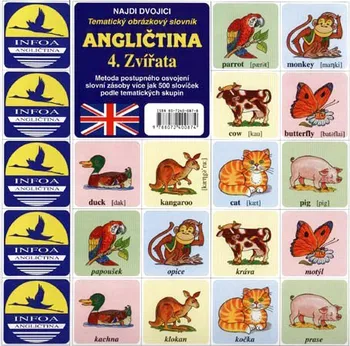 Anglický jazyk Angličtina 4: Zvířata - Antonín Šplíchal (2004, polotuhá)