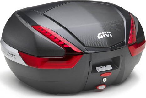 GIVI Kufr V 47NN černý (Monokey) s červenými odrazkami 47 l