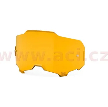 Motocyklové brýle plexi ARMEGA, 100% - USA (oranžové, Anti-fog)