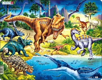 Puzzle Larsen Puzzle Maxi Dinosauři z období křídy 57 dílků