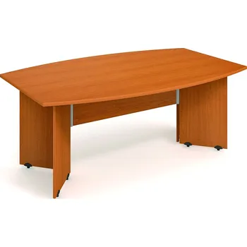 Jednací stůl Hobis Jednací stůl GJ 200 Barva desky stolu: třešeň, Barva korpusu stolu: šedá