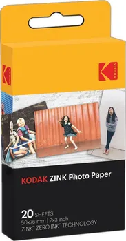 fotopapír Kodak Zink Zero INK 2 x 3" 20 listů
