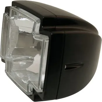 Osvětlení pro motocykl Hlavní světlo na motorku Highway Hawk GOTHIC, E-mark, černá (1ks) Černá