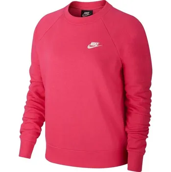 Dámská mikina Recenze NIKE W Nsw Essntl Crew Flc Bv4110-674 červená XS