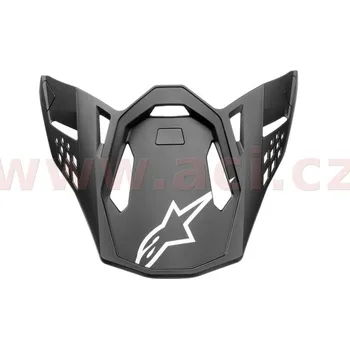 Helma na motorku kšilt pro přilby SUPERTECH M10 a M8 SOLID, ALPINESTARS (černý)