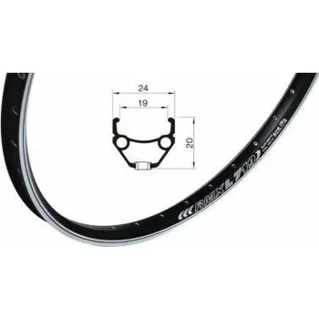 Ráfek na kolo REMERX 29"- 28" RMX L 719 Dragon 622x19 Barva: černá, Počet děr: 36 Ráfek