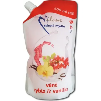 Mýdlo Mýdlo tekuté náplň - 500 ml / rybíz a vanilka