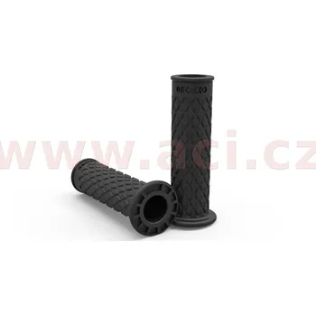 gripy Retro, OXFORD - Anglie (černá pryž, tvdost pryže medium, na řidítka o průměru 22 mm, pár)