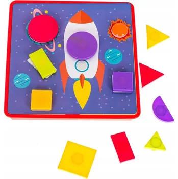 Hračka KIK Geometrická vzdělávací skládačka, KX6619