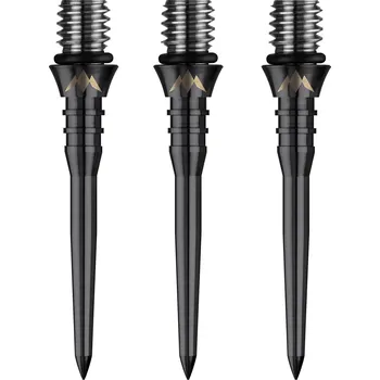 Příslušenství pro šipky Kovové hroty Pro Titanium Conversion Dart Points - Soft to Steel - Grooved Black / Mission Velikost: 30mm