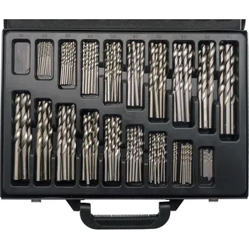 Vrták Vrtáky broušené HSS, 1-10 mm, sada 170 dílů, DIN 338, Welzh (Welzh Werkzeug)