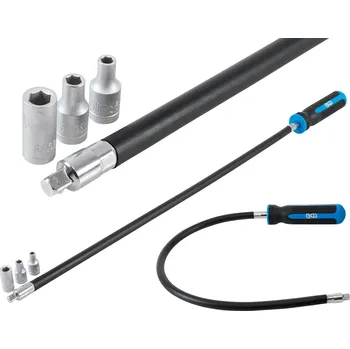 Sada nářadí BGS Šroubovák flexibilní 1/4" 500mm, sada 4 díly