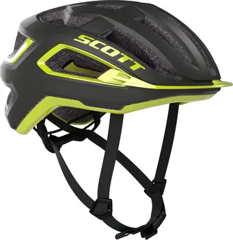 Cyklistická přilba Scott Arx MTB Plus Dark Grey/Radium Yellow