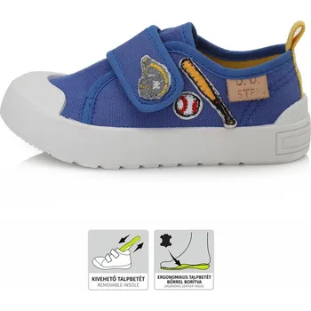 Dětská treková obuv D.D.Step D.D. step chlapecké plátěnky CSB-136 Barva: modrá, Velikost: 20