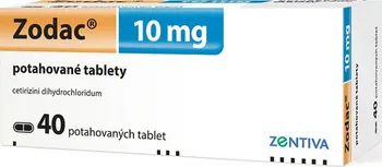 Lék na alergii Zentiva Zodac 10 mg
