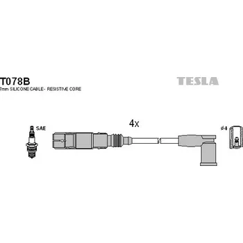 Zapalovací kabel Tesla T078B