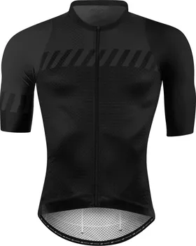 cyklistický dres Force Fashion s krátkým rukávem Uni černý/šedý 4XL