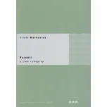 Vilém Mathesius: Paměti a jiné rukopisy, nová!