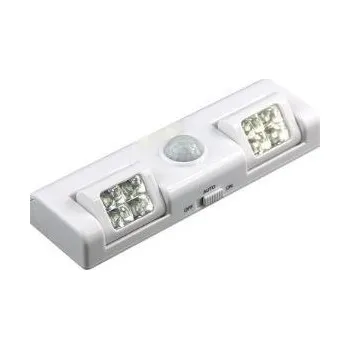 Noční světlo LED SVÍTIDLO S PIR ČIDLEM DO SKŘÍNĚ - BÍLÉ