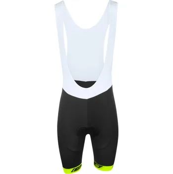 cyklistické kraťasy Force B38 se šráky černé/fluo