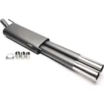 TA Technix sportovní výfuk VW Vento (92-99), 2x 76 mm rovná nerezová koncovka s pertlem