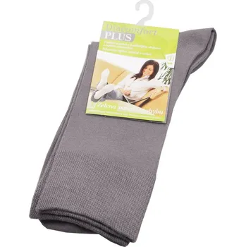 Pánské ponožky MTE Antibakteriální bavlněné ponožky pro diabetiky Diacomfort Barva: světle šedá, Velikost: 38-41