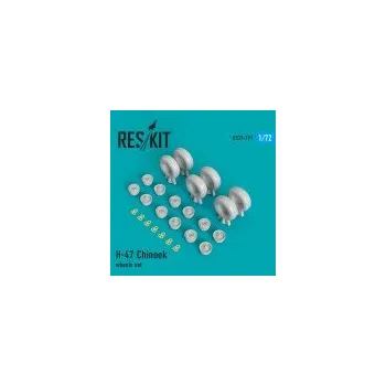 Plastikový model 1/72 H-47 Chinook wheel set (ACAD/HAS/ITAL)