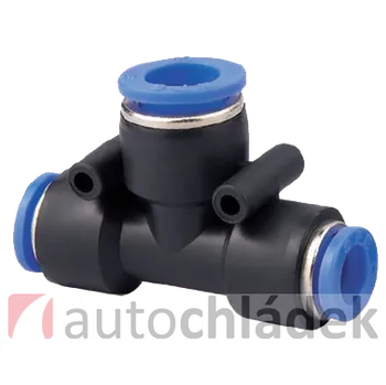 Hadicová spojka Rychlospojka T plastová 8-8-10 mm