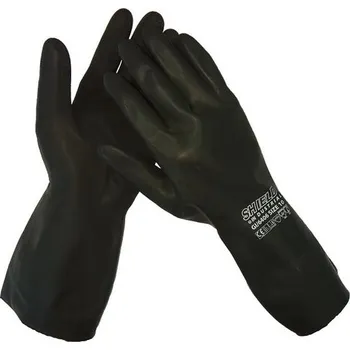 Pracovní rukavice Rukavice průmyslové SHIELD GI/6406, Latex, černé, vel.10 / XL