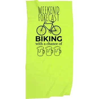 Nákrčník Nákrčník/bandana s potiskem Weekend forecast. Biking with a chance of beer.